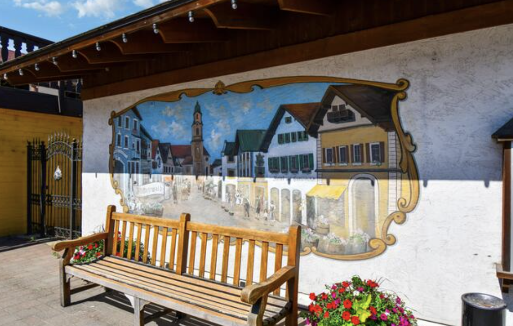 Bavarian Village Mural